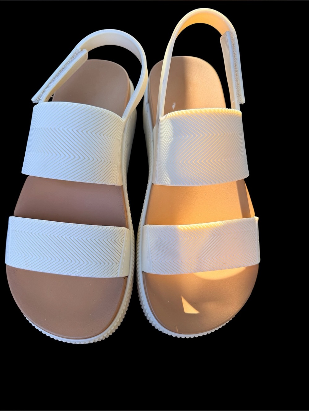 Women’s White Strap Sandals by